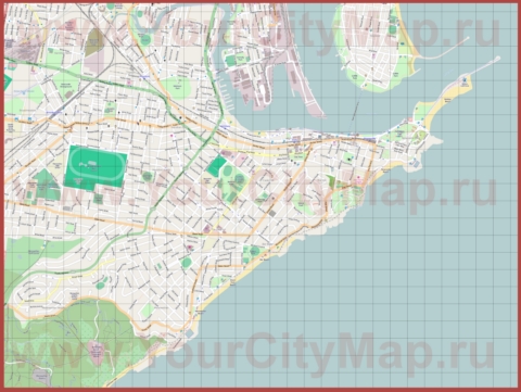 Подробная карта города Ньюкасл