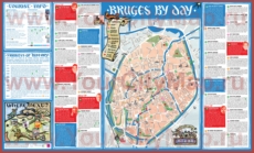 Туристическая карта Брюгге