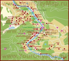 Карта отелей Карловых Вар