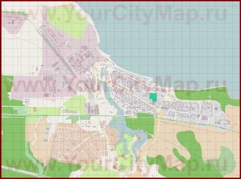Подробная карта города Силламяэ