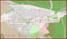 Подробная карта города Йыхви