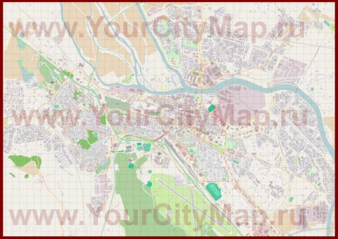 Подробная карта города Пори