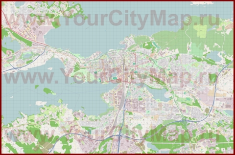 Подробная карта города Тампере