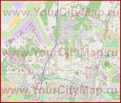 Подробная карта города Вантаа