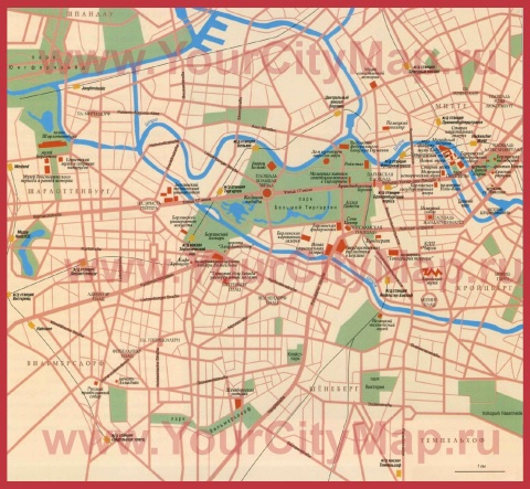 Карта Берлина на русском языке