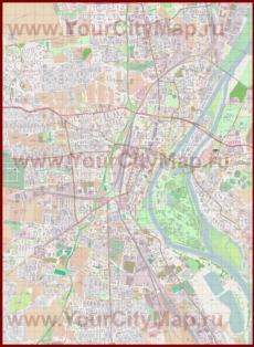 Подробная карта города Магдебург