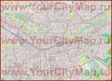 Подробная карта города Нюрнберг