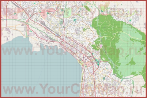 Карта города Салоники