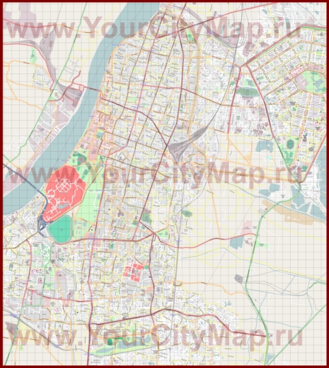 Подробная карта города Калькутта