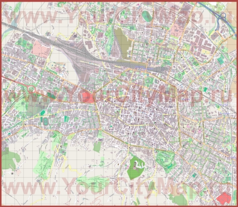 Подробная карта города Болонья