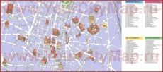 Туристическая карта Болоньи с достопримечательностями
