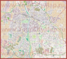 Подробная карта города Парма