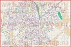 Подробная карта города Равенна