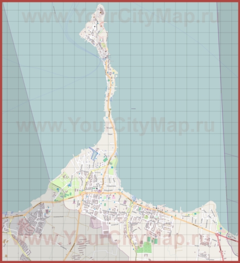 Подробная карта города Сирмионе