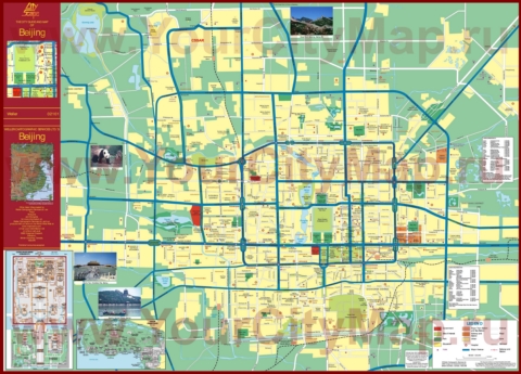 Подробная карта города Сиань