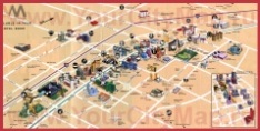 Туристическая карта Лас-Вегаса с достопримечательностями