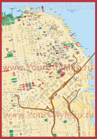 Карта города Сан-Франциско