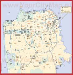 Карта районов Сан-Франциско