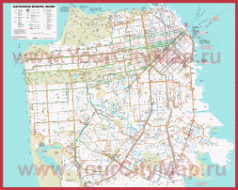 Подробная карта Сан-Франциско