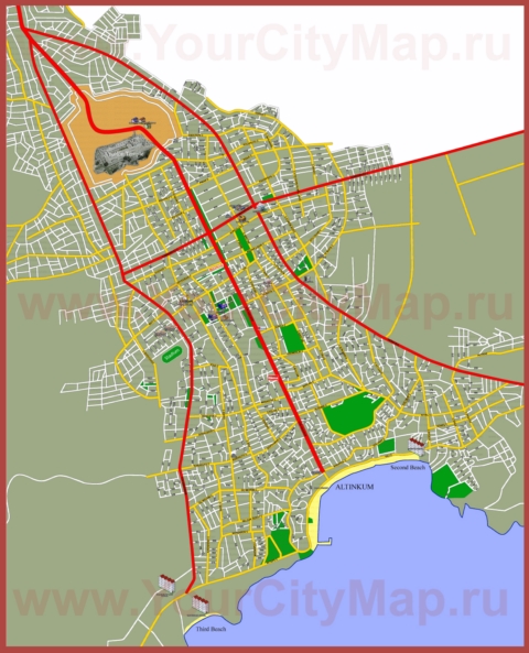 Подробная карта города Дидим